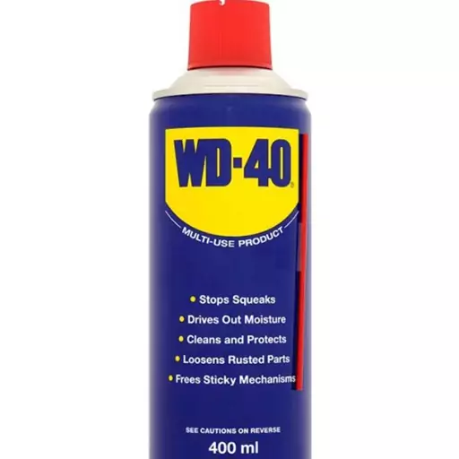 اسپری روغن WD4 - اسپری روانکاری قطعات چرخ خیاطی و... (عمده)